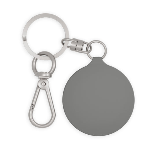 BYMN VYR Branded Keyring Tag — Round Metal Logo Keychain